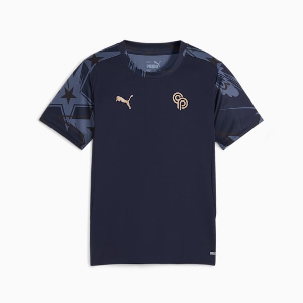 Camiseta de fútbol para niños grandes puma VOGUE x Christian Pulisic, puma VOGUE Navy, extralarge